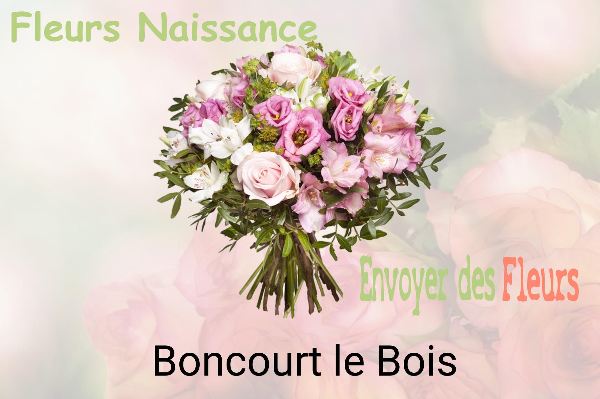 Bouquet de fleurs de naissance livré à Boncourt-le-Bois